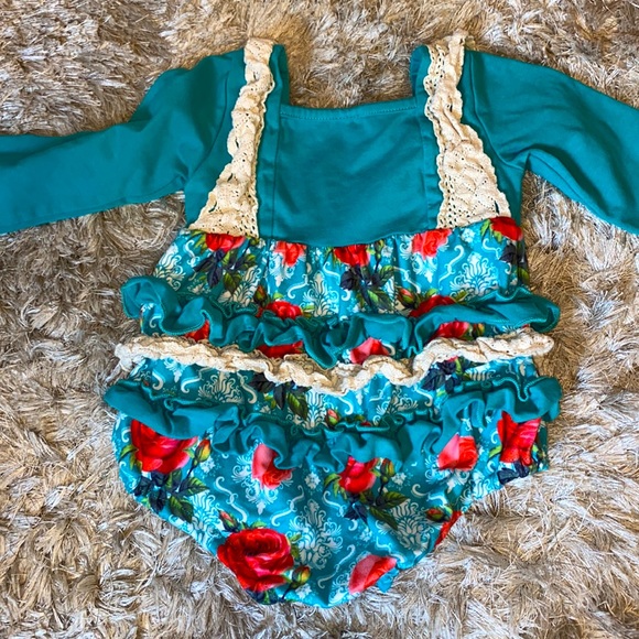 Pumpkin Ruffle Bubble - Picture 3 of 3